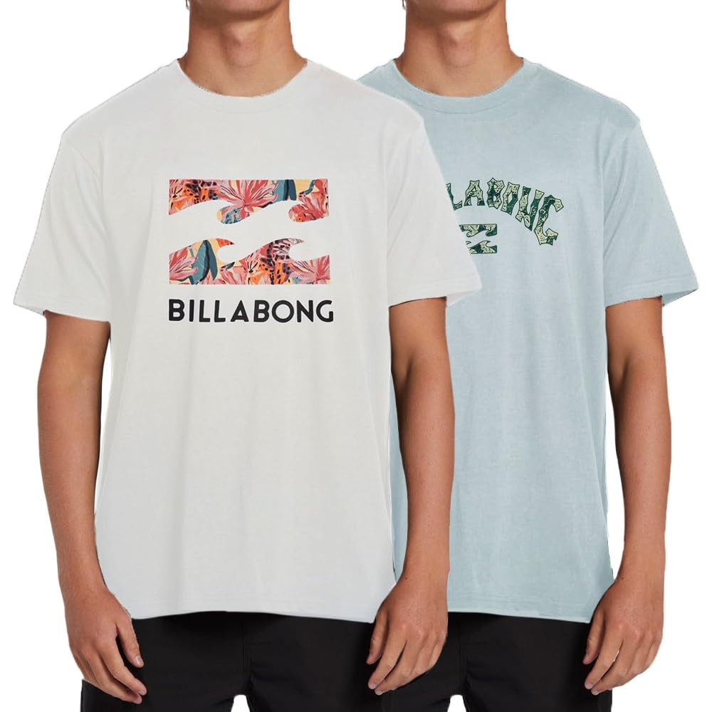 Billabong Mens Short Sleeve Lounge Crew Tee,2 Pack | Amazon.com